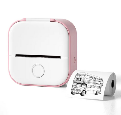 Mini Thermal Label Printer - Bluetooth Portable Photo Printer